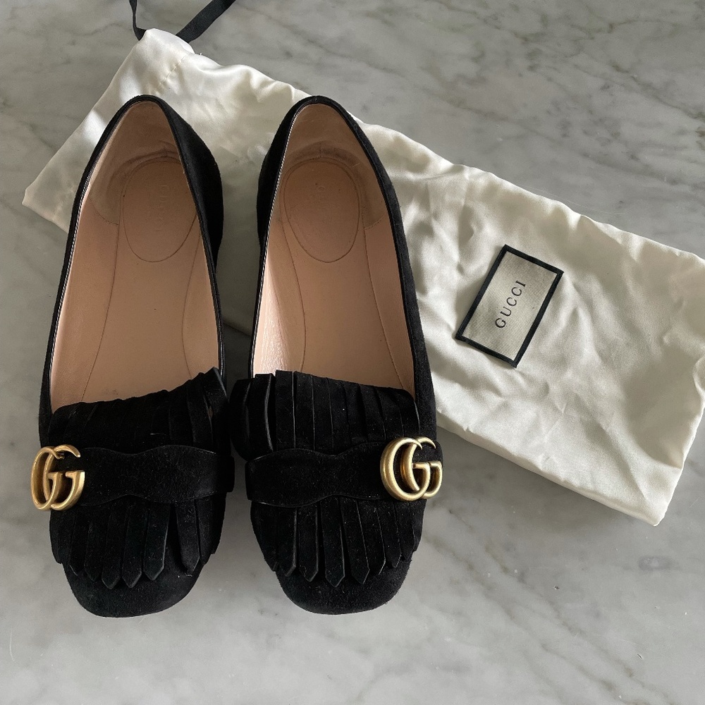 Gucci Suede Flat